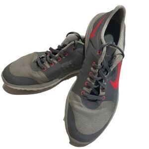 Nike Grey and Hot Pink Athletic Shoes